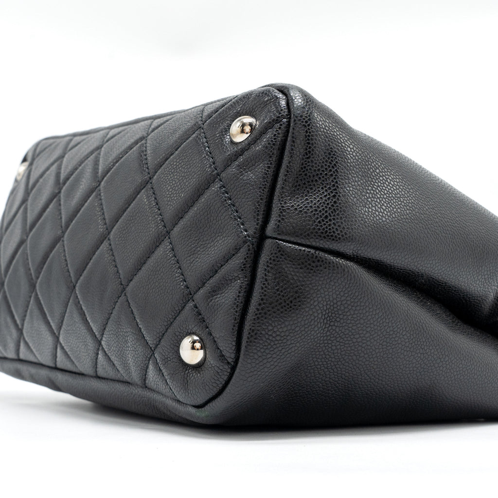 CHANEL MATTRESSES CHAIN TOTE BAG CAVIAR BLACK SHW