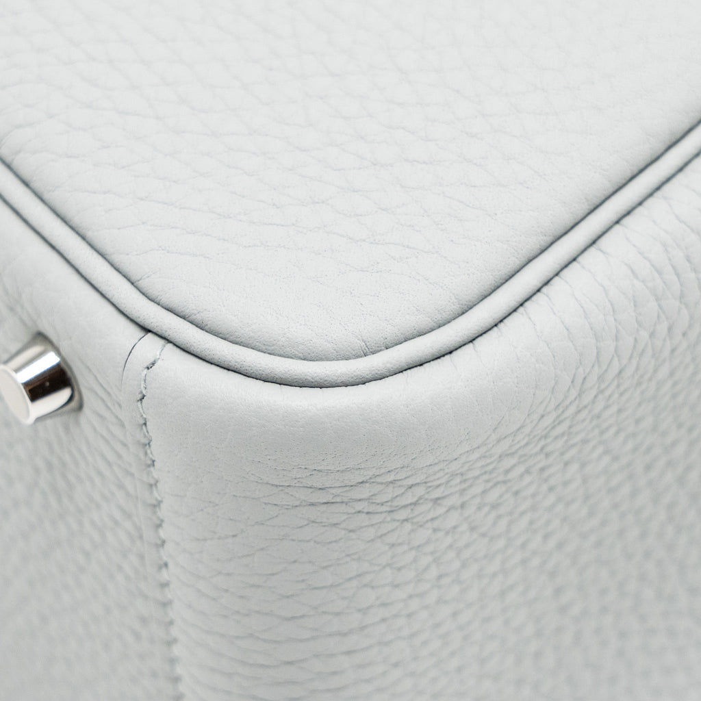 HERMES MINI LINDY II CLEMENCE BLUE GLACIER SHW