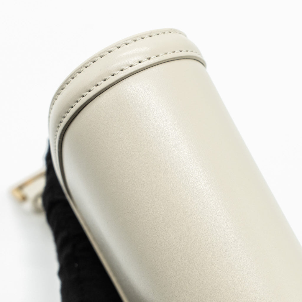 SAINT LAURENT SMALL SOLFERINO SATCHEL CROSSBODY BAG WHITE GHW