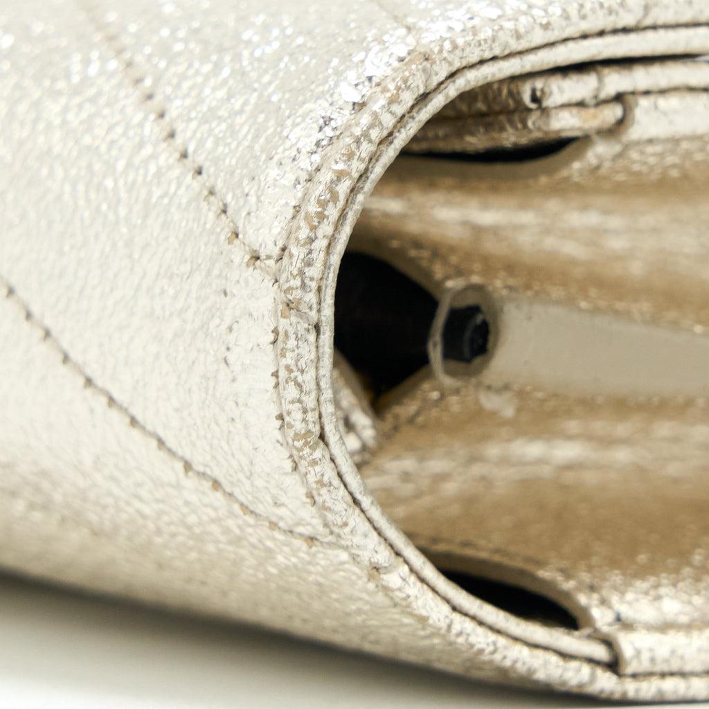 SAINT LAURENT/YSL ENVELOP CHAIN WALLET CALFSKIN GOLD GHW