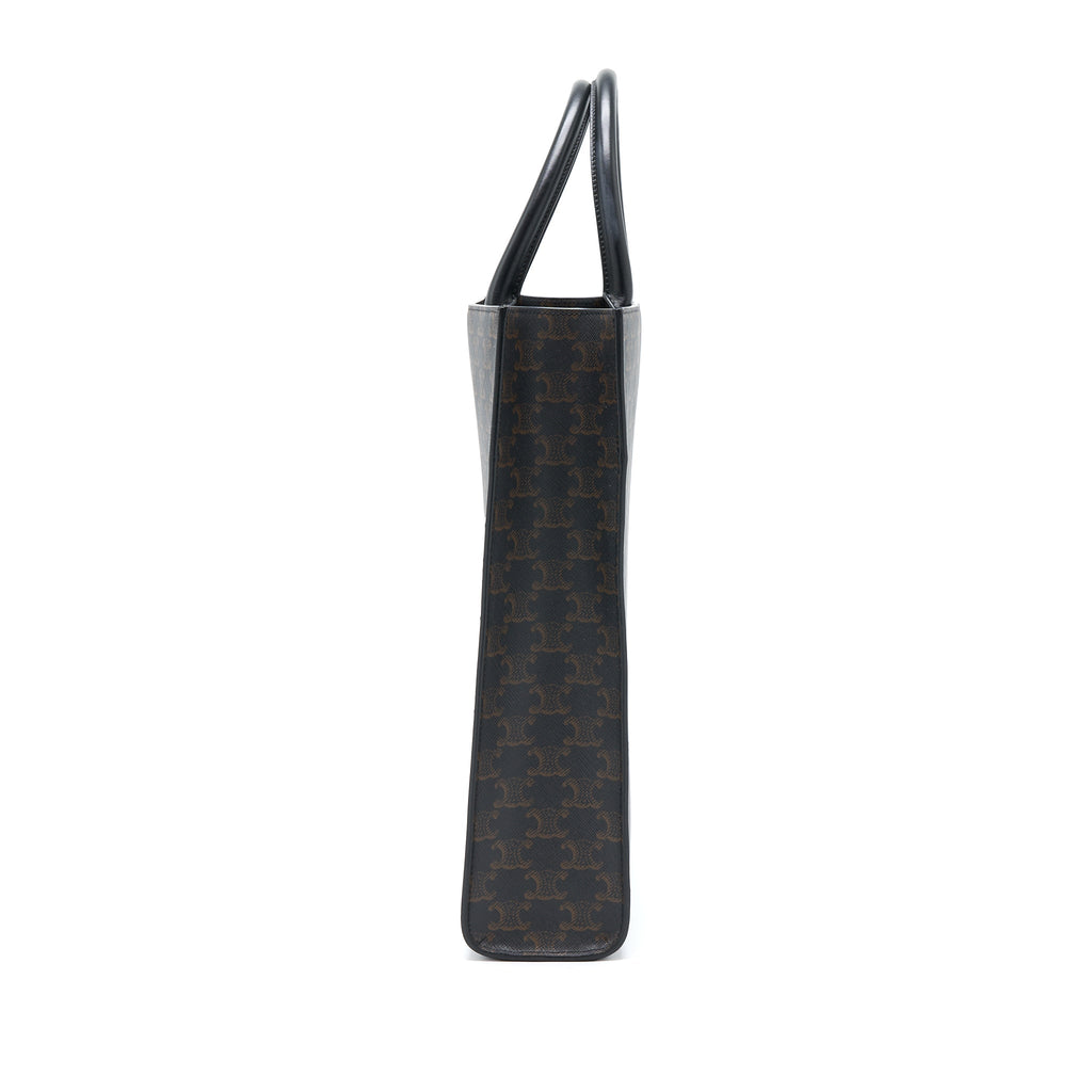 CELINE VERTICAL CABAS TRIOMPHE CANVAS GHW