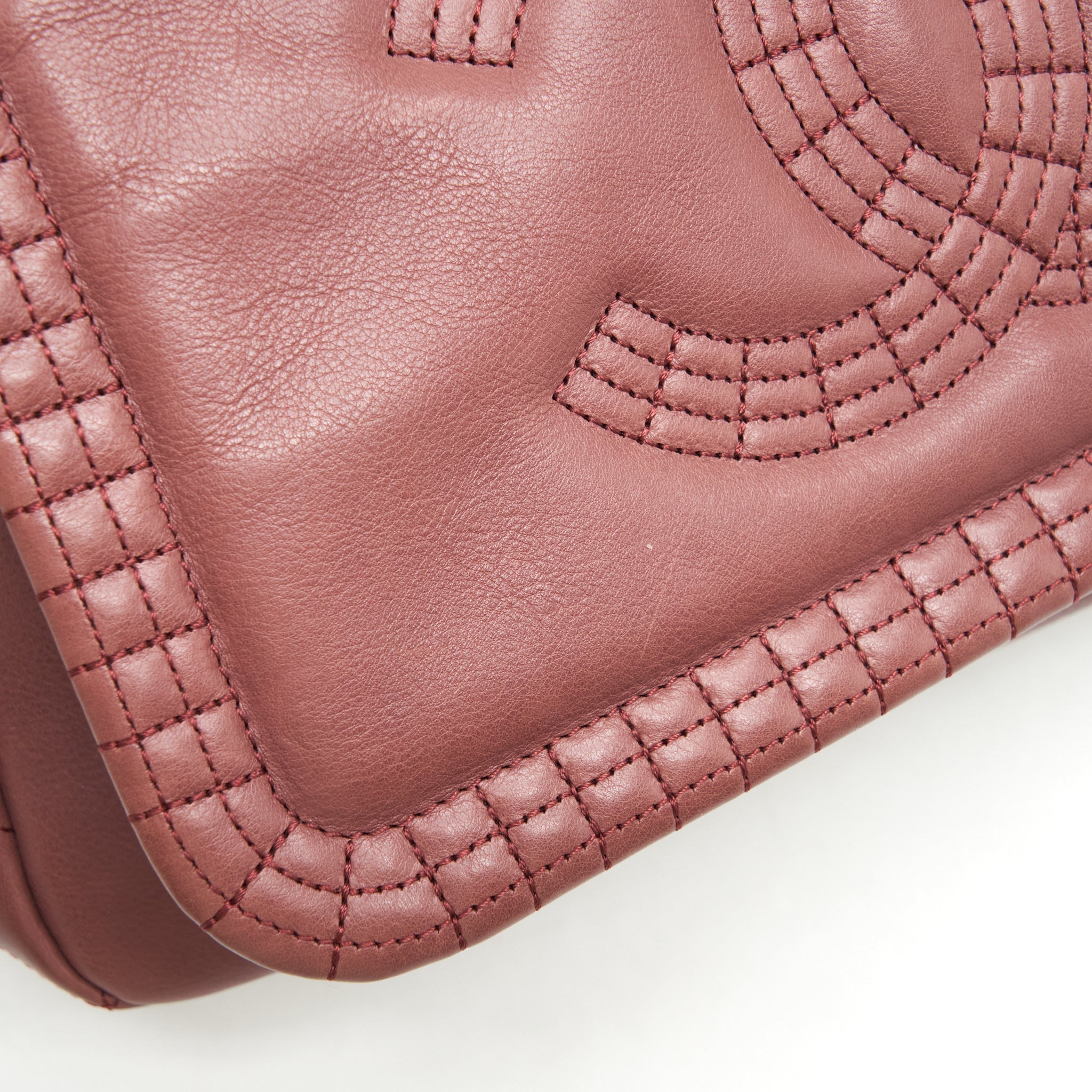 CHANEL FLAP TOTE BAG BROWN SHW