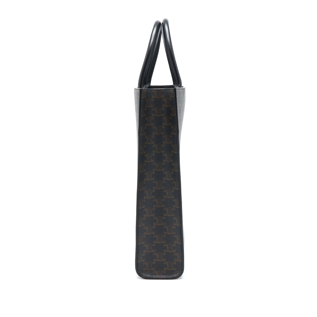 CELINE VERTICAL CABAS TRIOMPHE CANVAS GHW