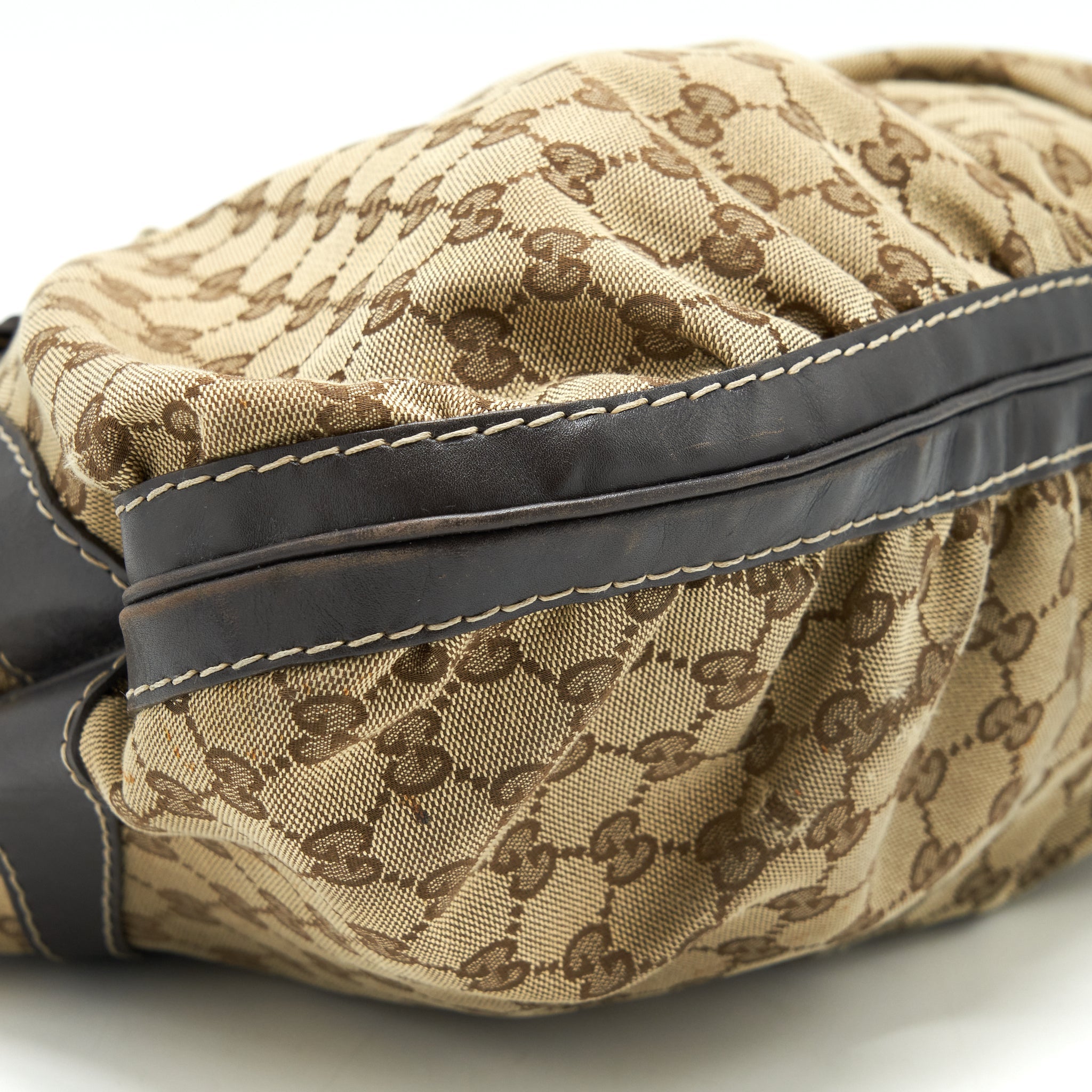 GUCCI VINTAGE TOTE BAG GG SUPREME GHW