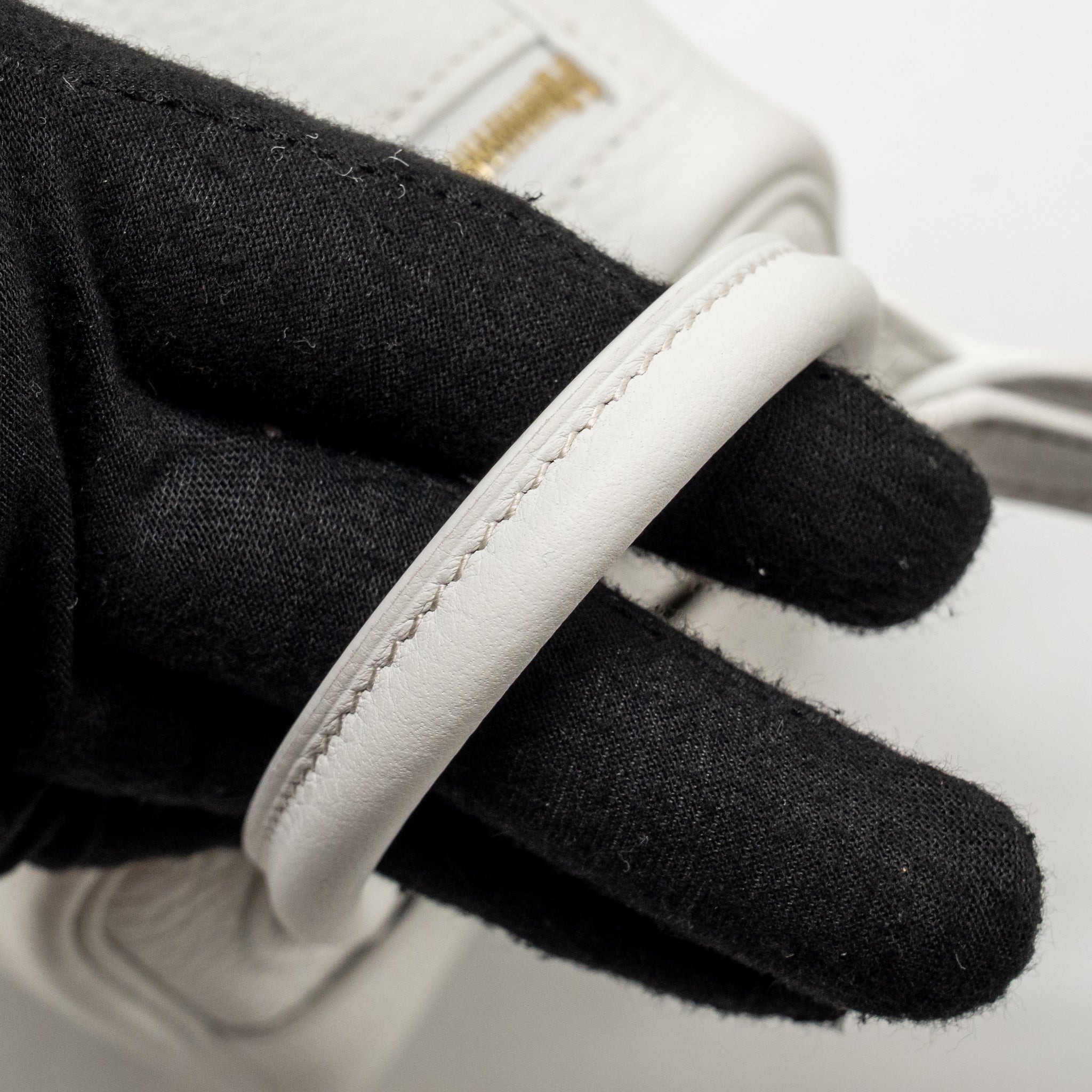 HERMES MINI LINDY CLEMENCE NEW WHITE GHW