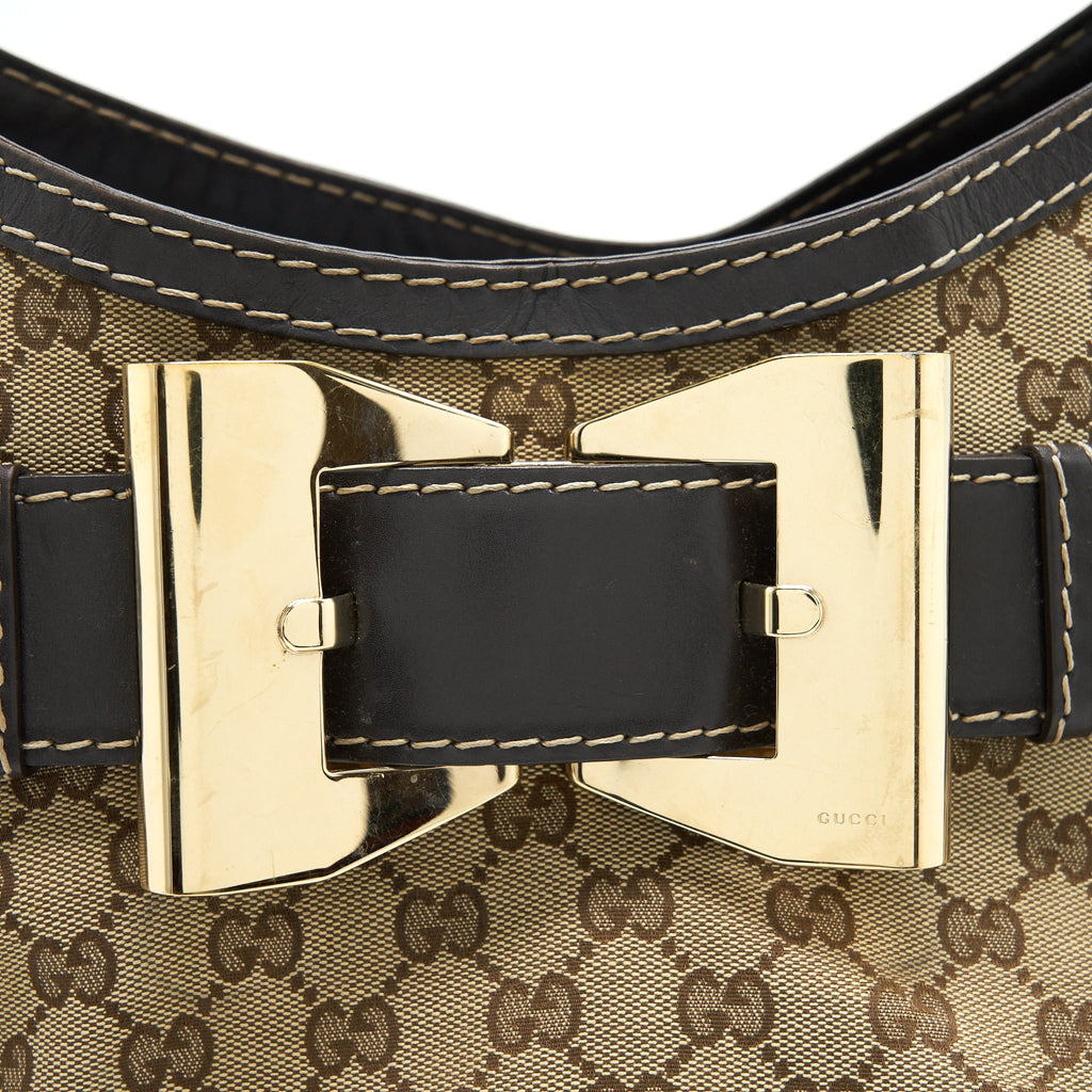 GUCCI VINTAGE TOTE BAG GG SUPREME GHW