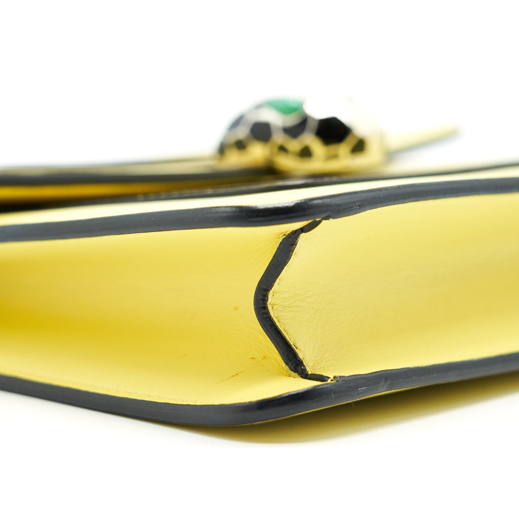 BVLGARI SERPENTI FOREVER CROSSBODY BAG IN YELLOW BHW