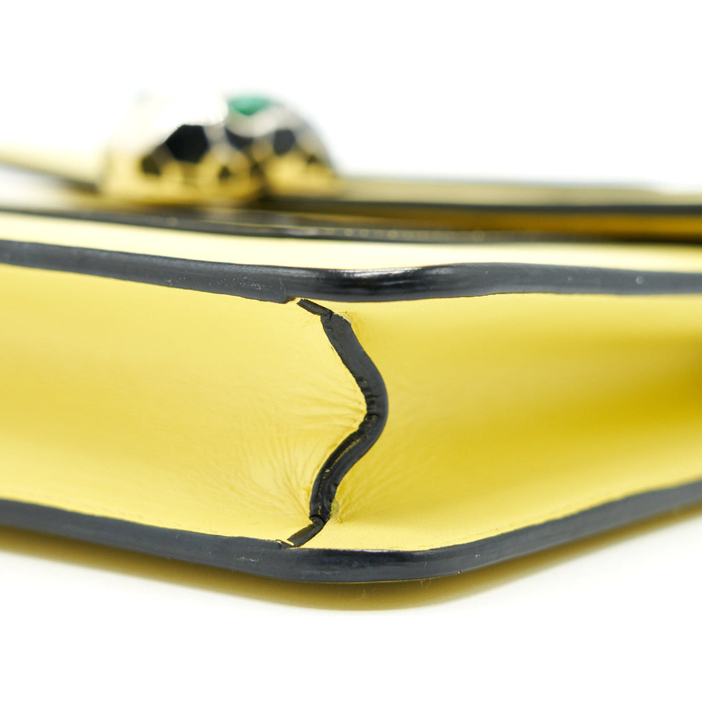 BVLGARI SERPENTI FOREVER CROSSBODY BAG IN YELLOW BHW