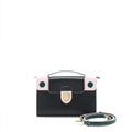 DIOR DIOREVER CLUTCH WITH STRAP PINK AND BLACK LGHW