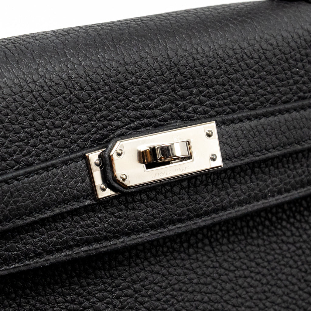 HERMES KELLY 25 TOGO BLACK SHW
