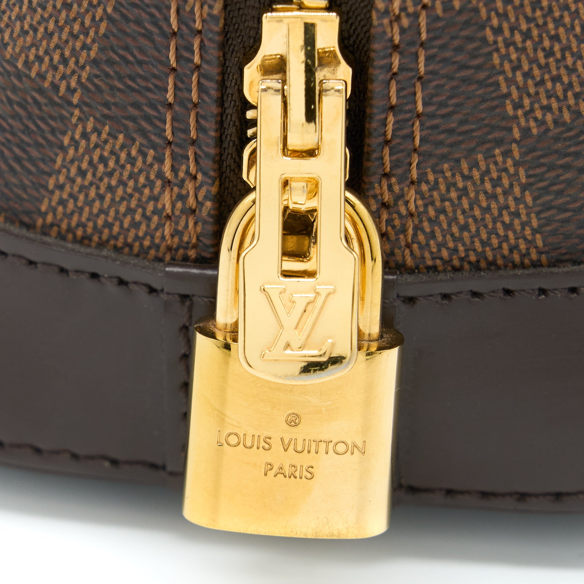 LOUIS VUITTON ALMA BB DAMIER EBENE CANVAS GHW