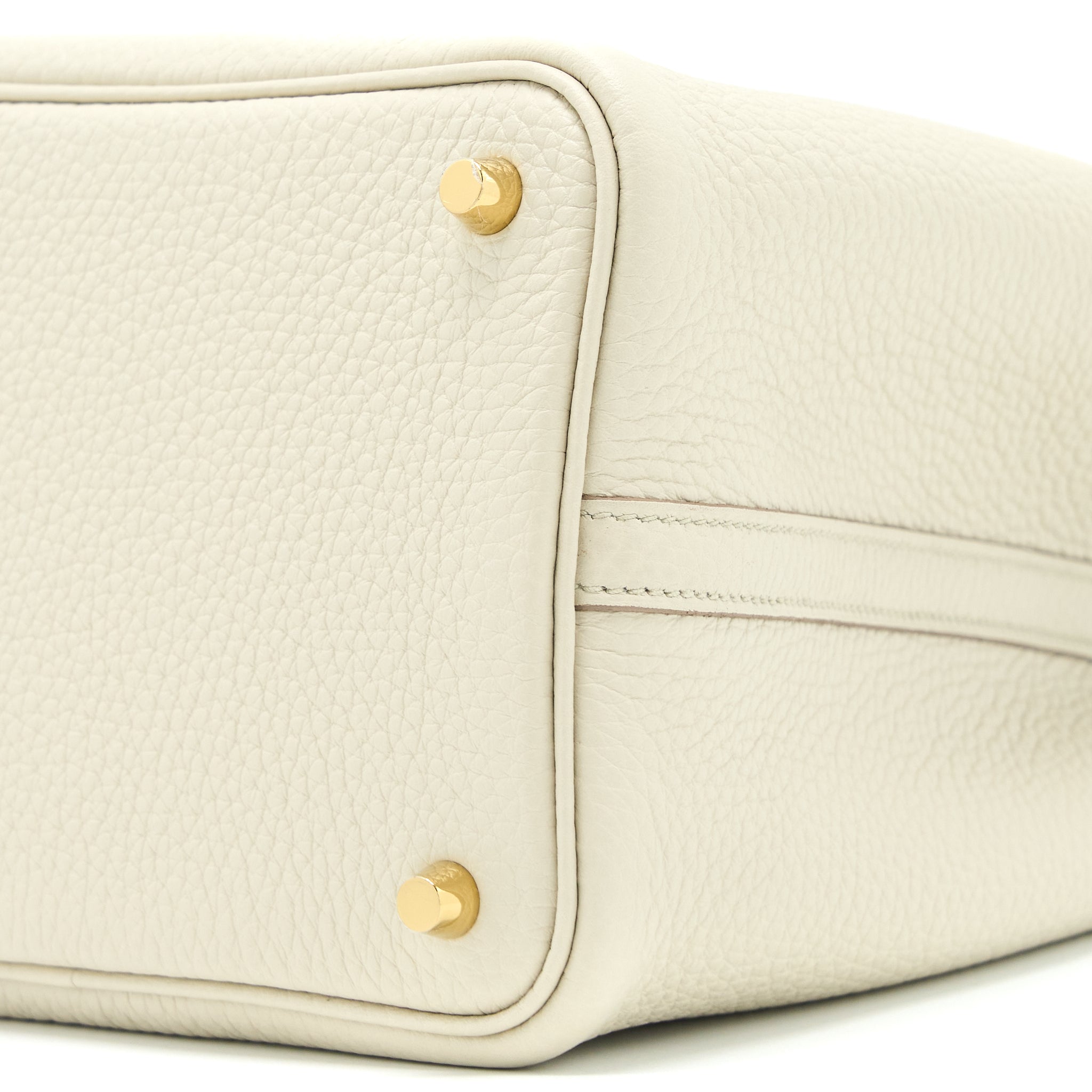 HERMES PICOTIN 18 LOCK BAG CLEMENCE 8L BETON GHW