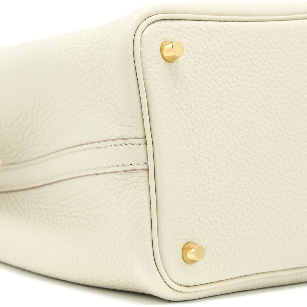HERMES PICOTIN 18 LOCK BAG CLEMENCE 8L BETON GHW