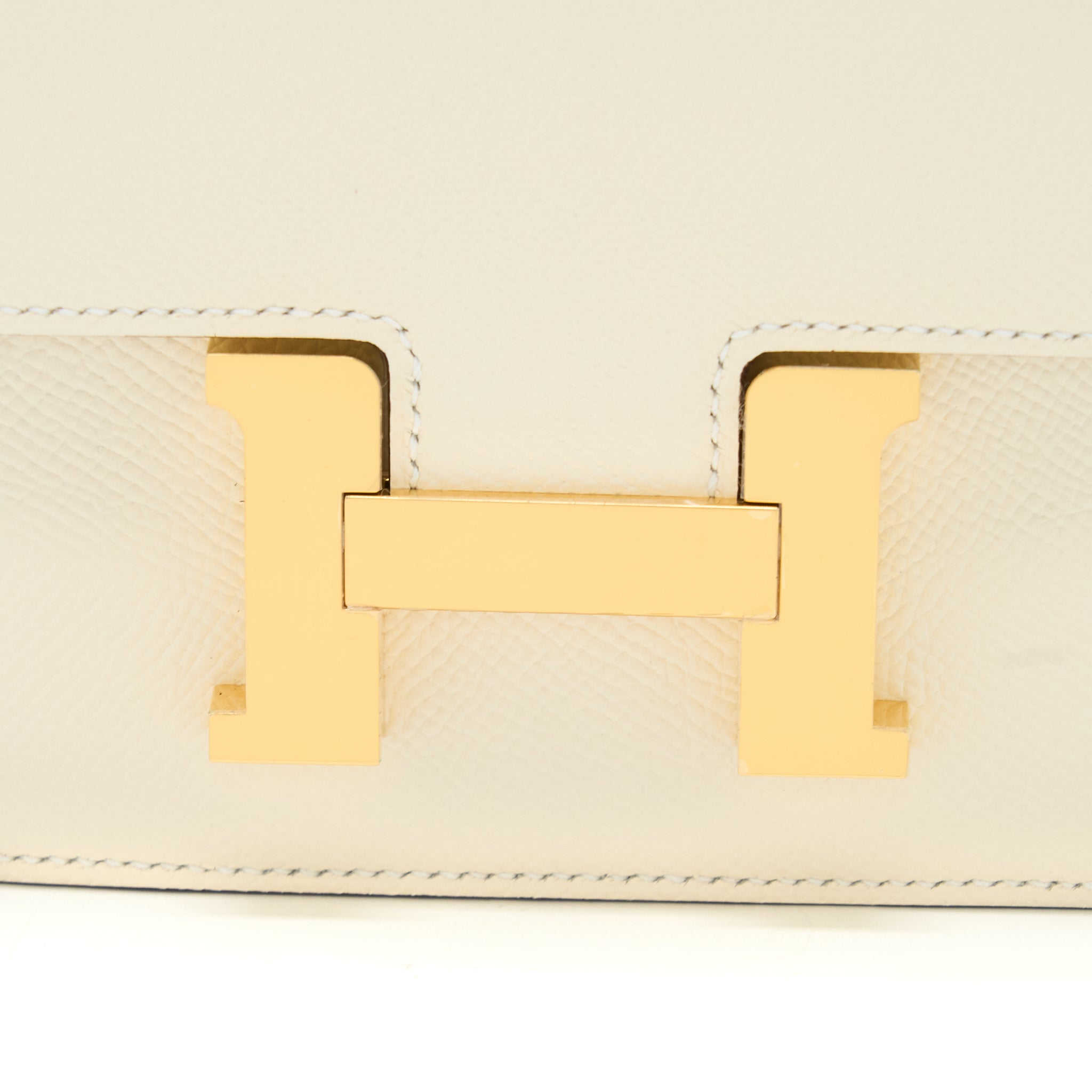 HERMES MINI CONSTANCE EPSOM NATA GHW