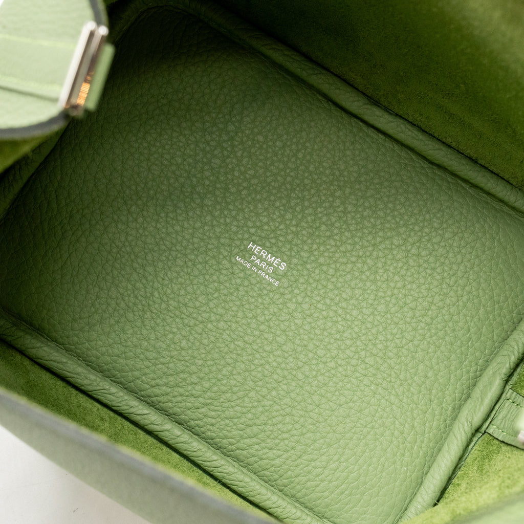 HERMES PICOTIN 18 MAURICE VERT CRIQUET SHW