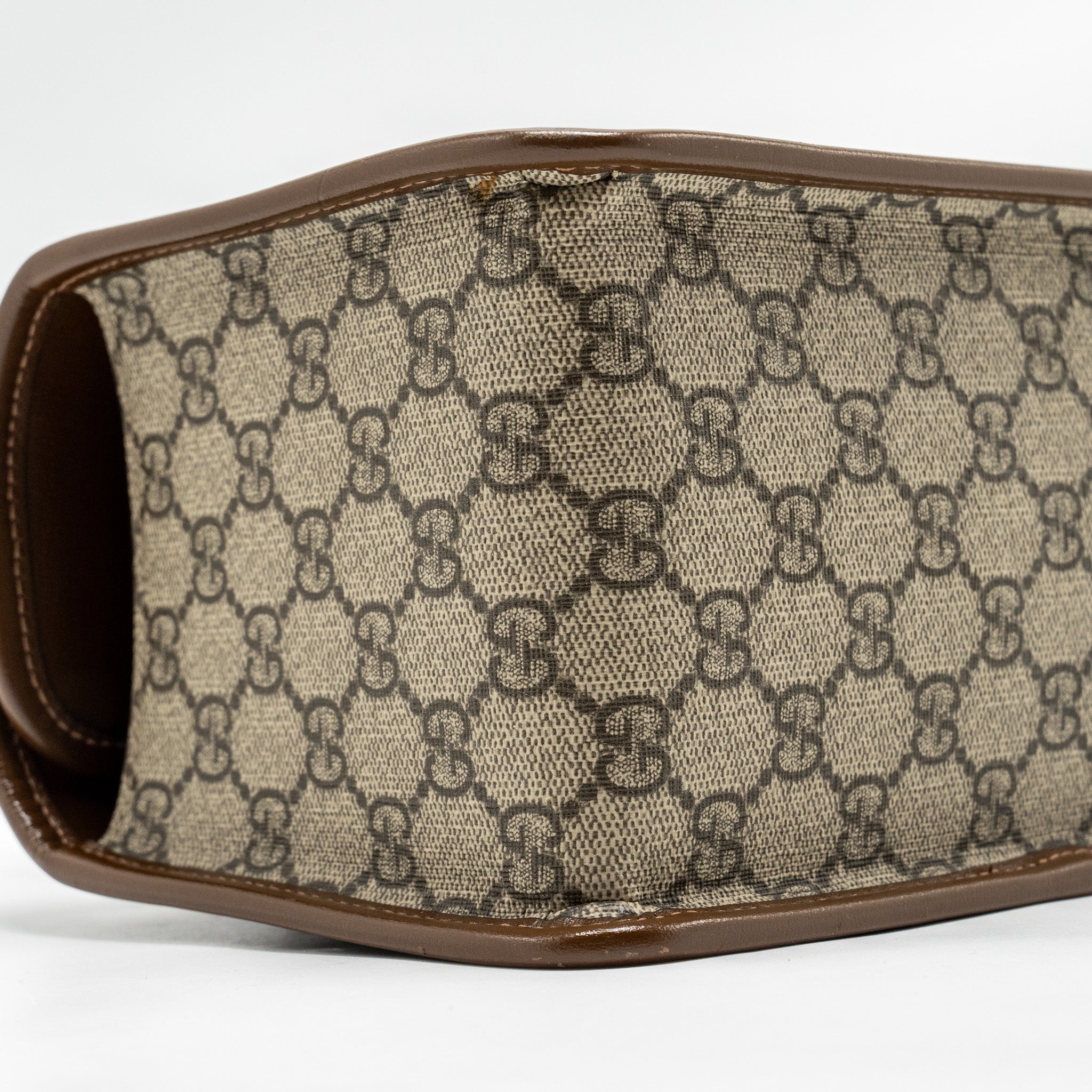 GUCCI TOP HANDLE HORSEBIT 1955 BAG GG SUPREME CANVAS GHW