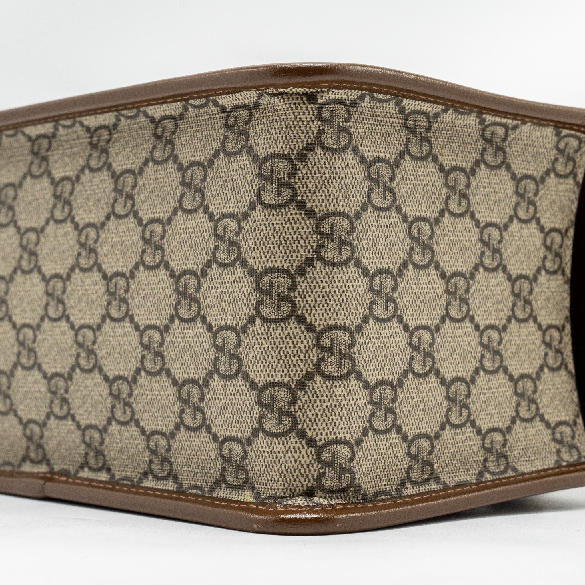 GUCCI TOP HANDLE HORSEBIT 1955 BAG GG SUPREME CANVAS GHW