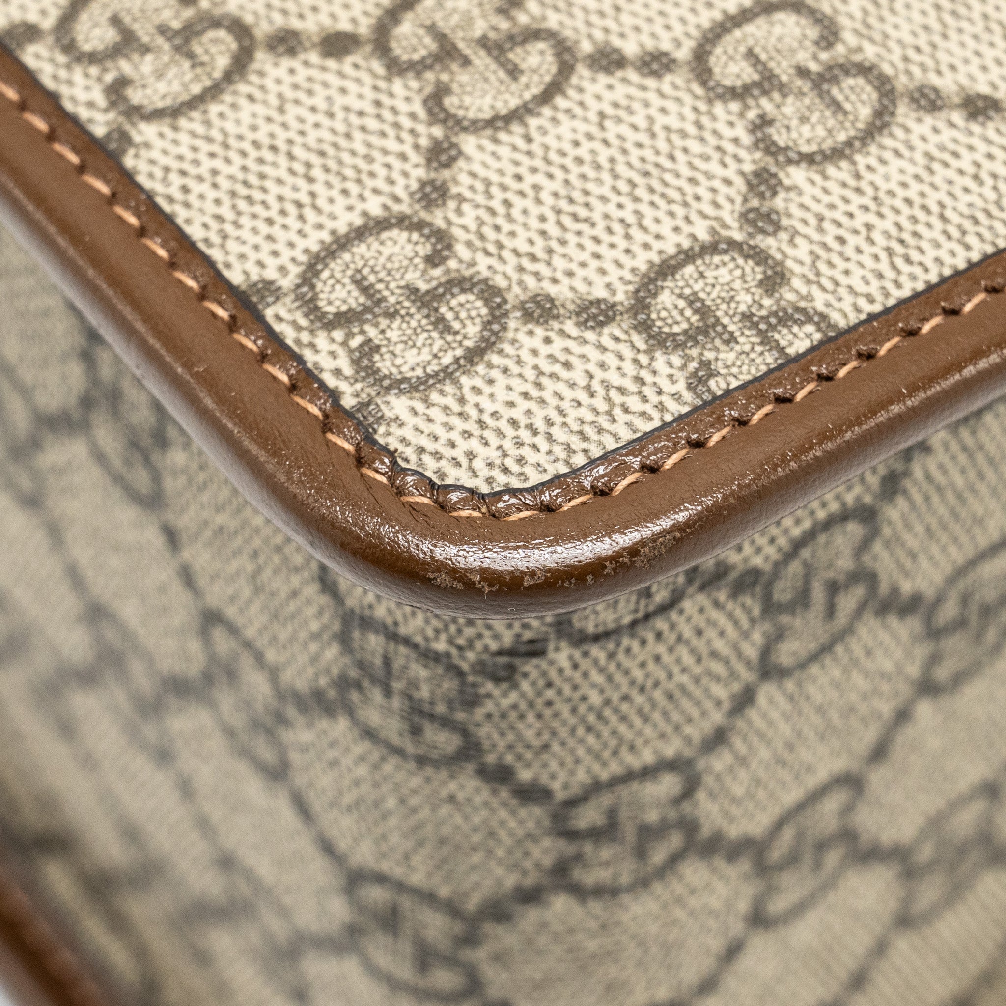 GUCCI TOP HANDLE HORSEBIT 1955 BAG GG SUPREME CANVAS GHW