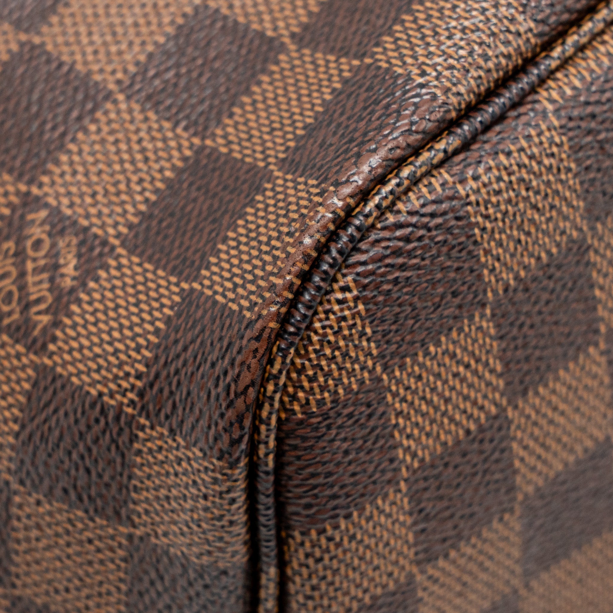 LOUIS VUITTON NEVERFULL MM DAMIER EBENE CANVAS GHW