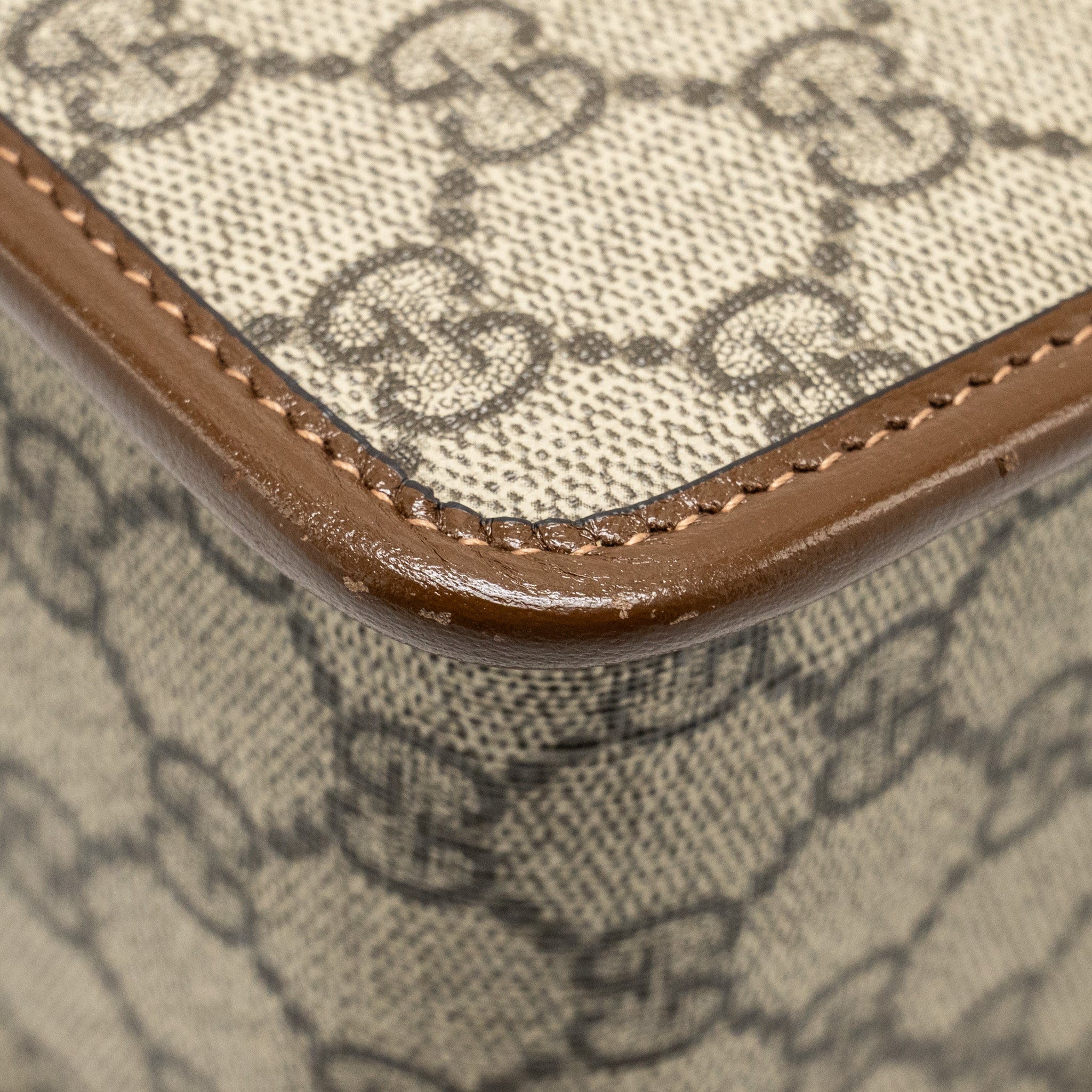 GUCCI TOP HANDLE HORSEBIT 1955 BAG GG SUPREME CANVAS GHW