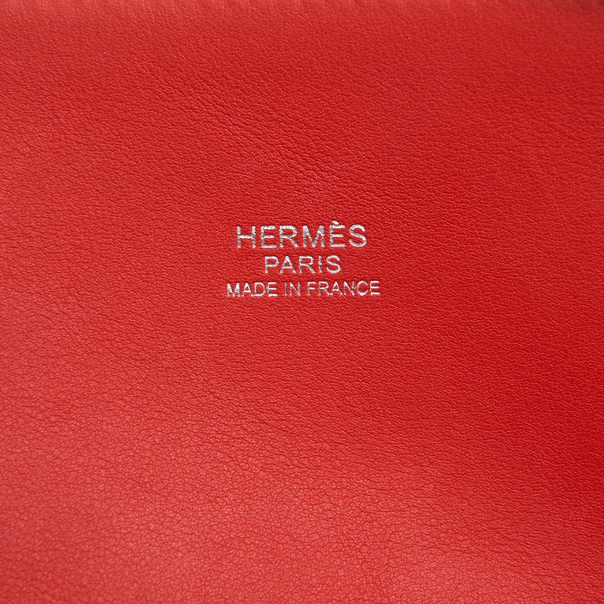 HERMES BOLIDE 27 SWIFT LEATHER RED WITH SHW