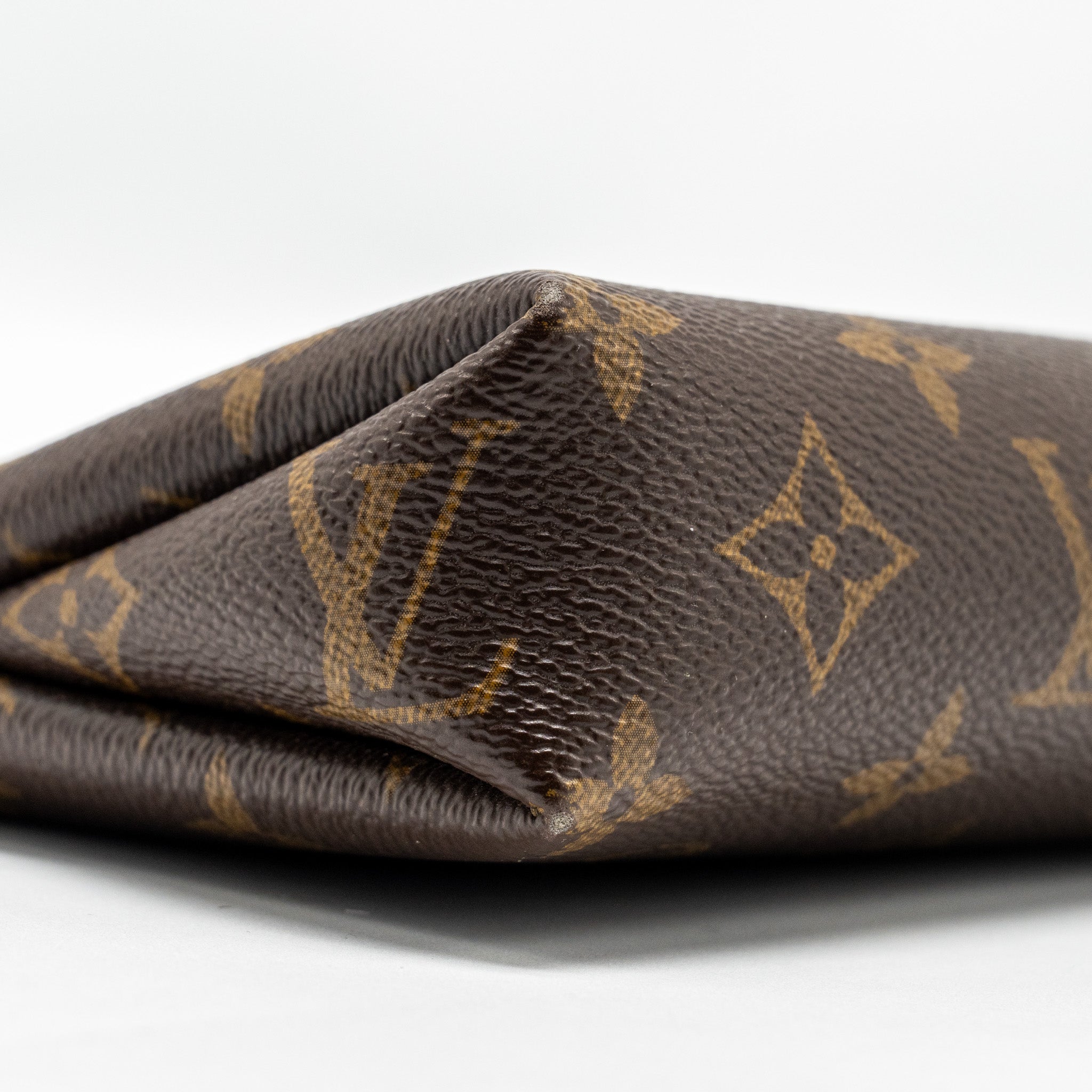 LOUIS VUITTON PALLAS CLUTCH MONOGRAM 2 WAY SHOULDER BAG MONOGRAM CANVAS/LEATHER CERISE GHW