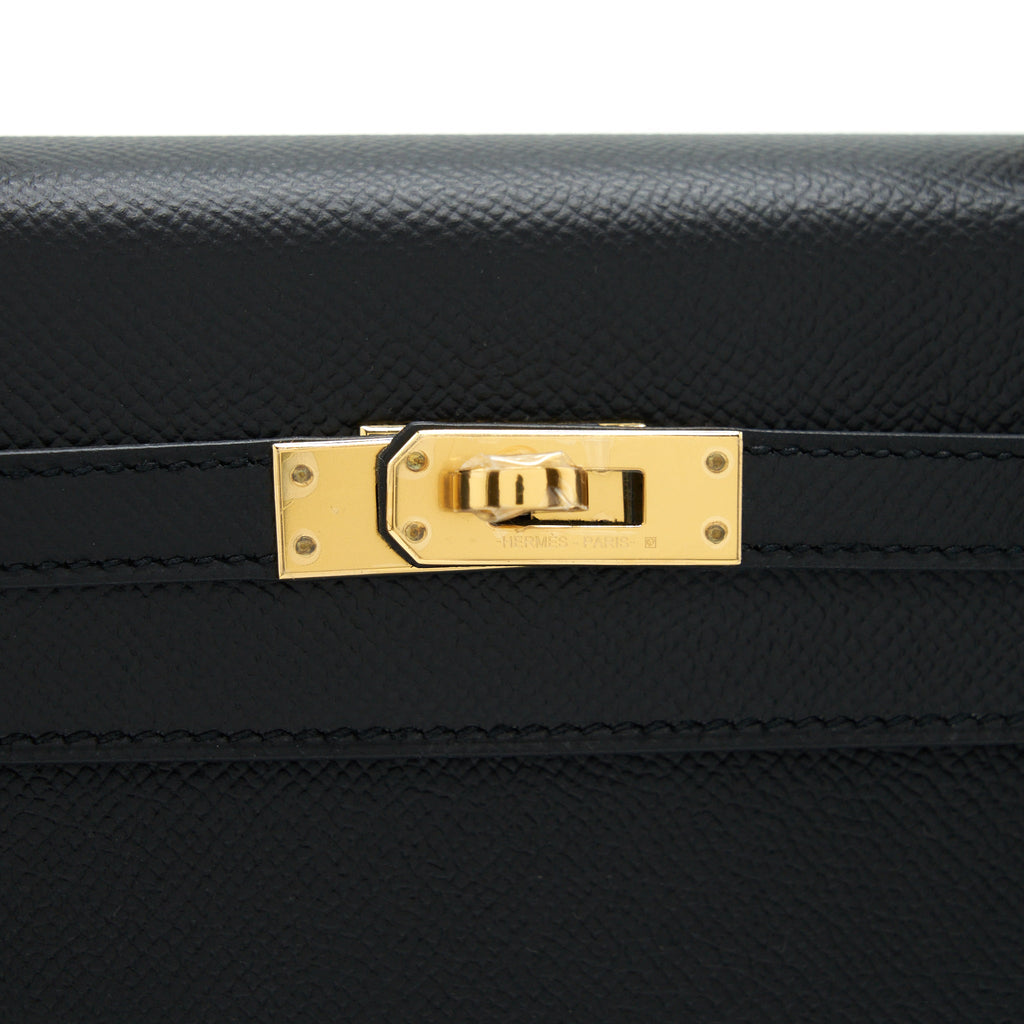HERMES KELLY 25 EPSOM BLACK GHW
