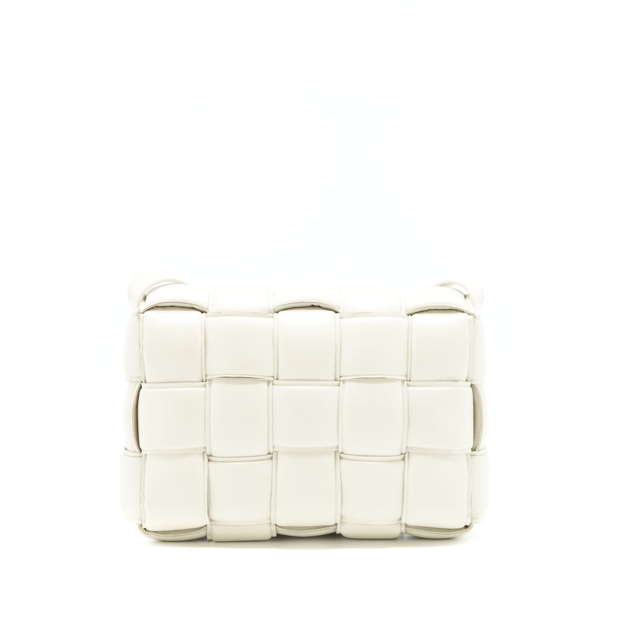 BOTTEGA VENETA PADDED CASSETTE CHALK GHW