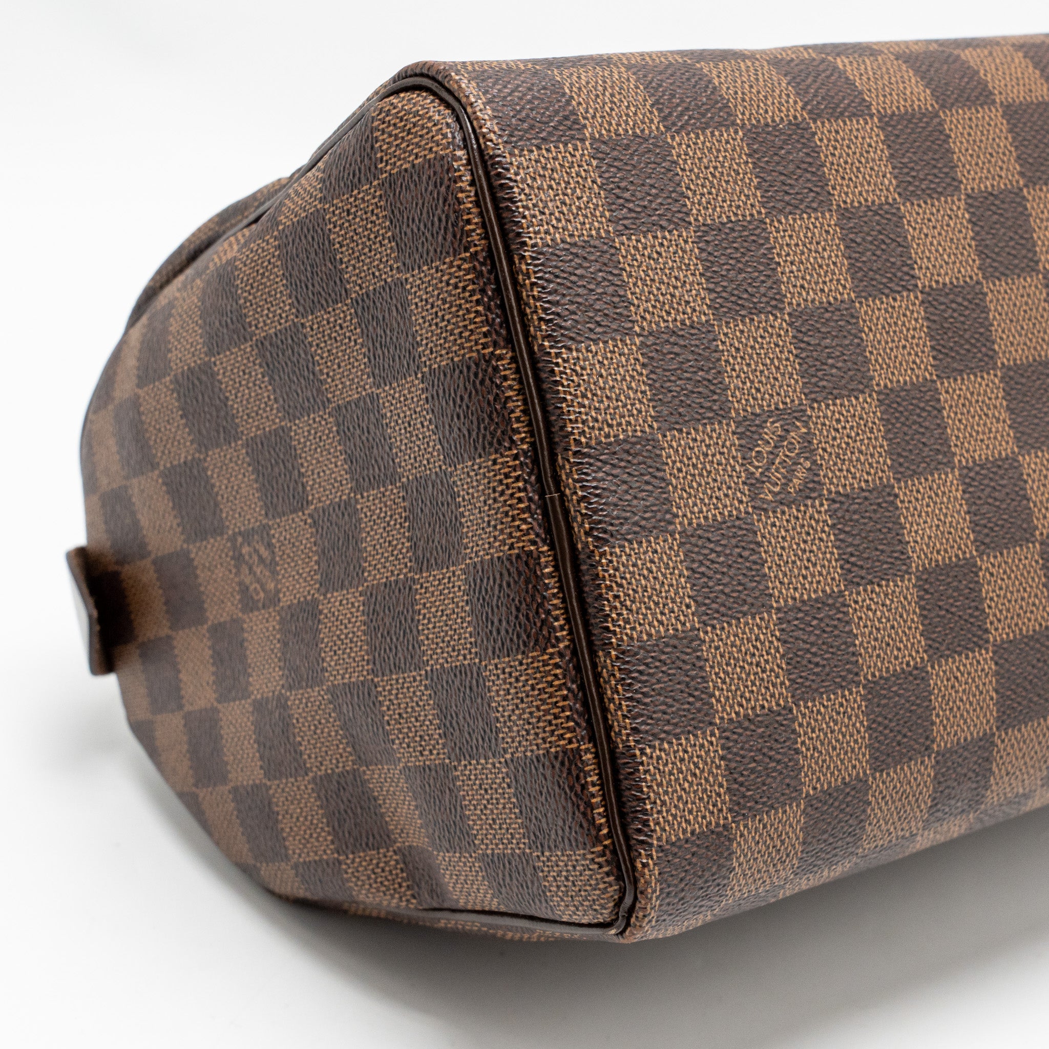 LOUIS VUITTON SPEEDY 25 DAMIER EBENE CANVAS GHW