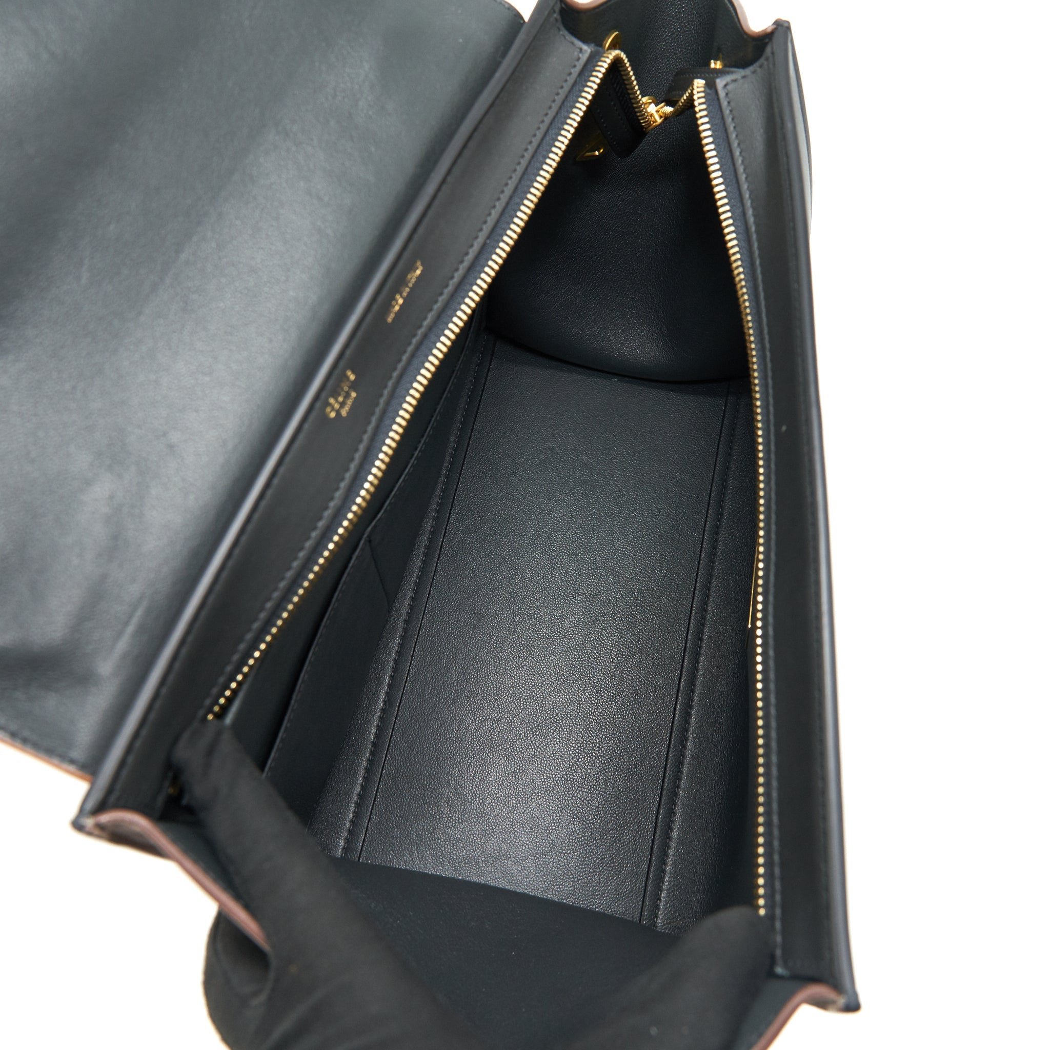 CELINE SMALL TRAPEZE BAG MULTI COLOUR BEIGE/ BLACK/ PINK BEIGE
