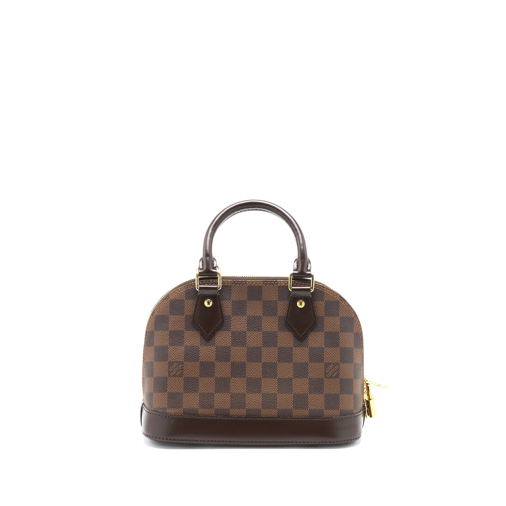 LOUIS VUITTON ALMA BB DAMIER EBENE CANVAS GHW