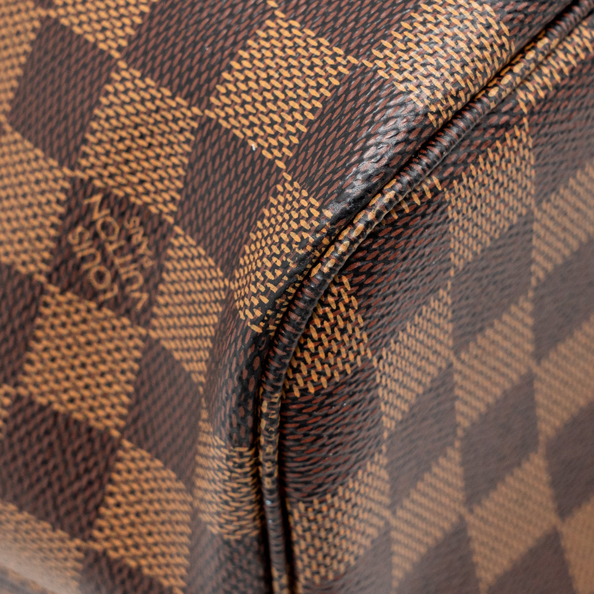LOUIS VUITTON NEVERFULL MM DAMIER EBENE CANVAS GHW