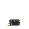 CHANEL PEARL CRUSH LONG VANITY LAMBSKIN BLACK GHW