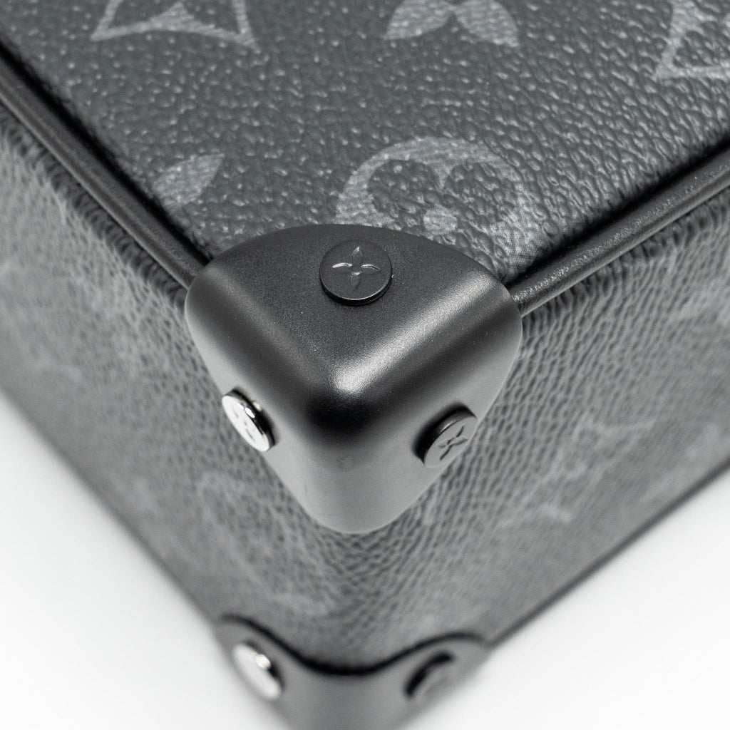 LOUIS VUITTON MINI SOFT TRUNK MONOGRAM ECLIPSE CANVAS BLACK HARDWARE