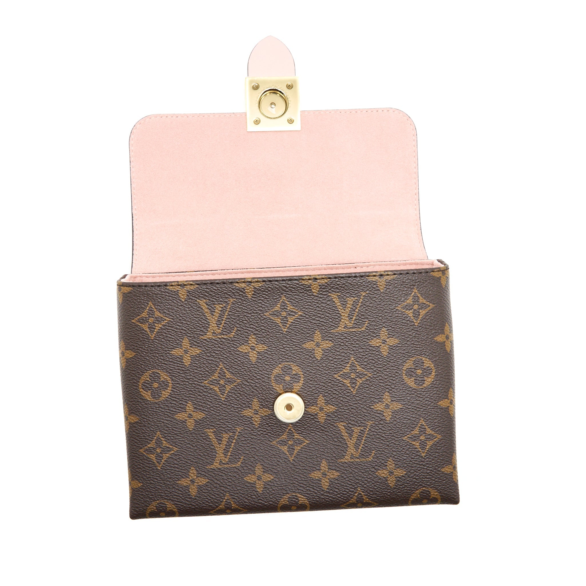LOUIS VUITTON LOCKY BB MONOGRAM CANVAS / ROSE POUDRE