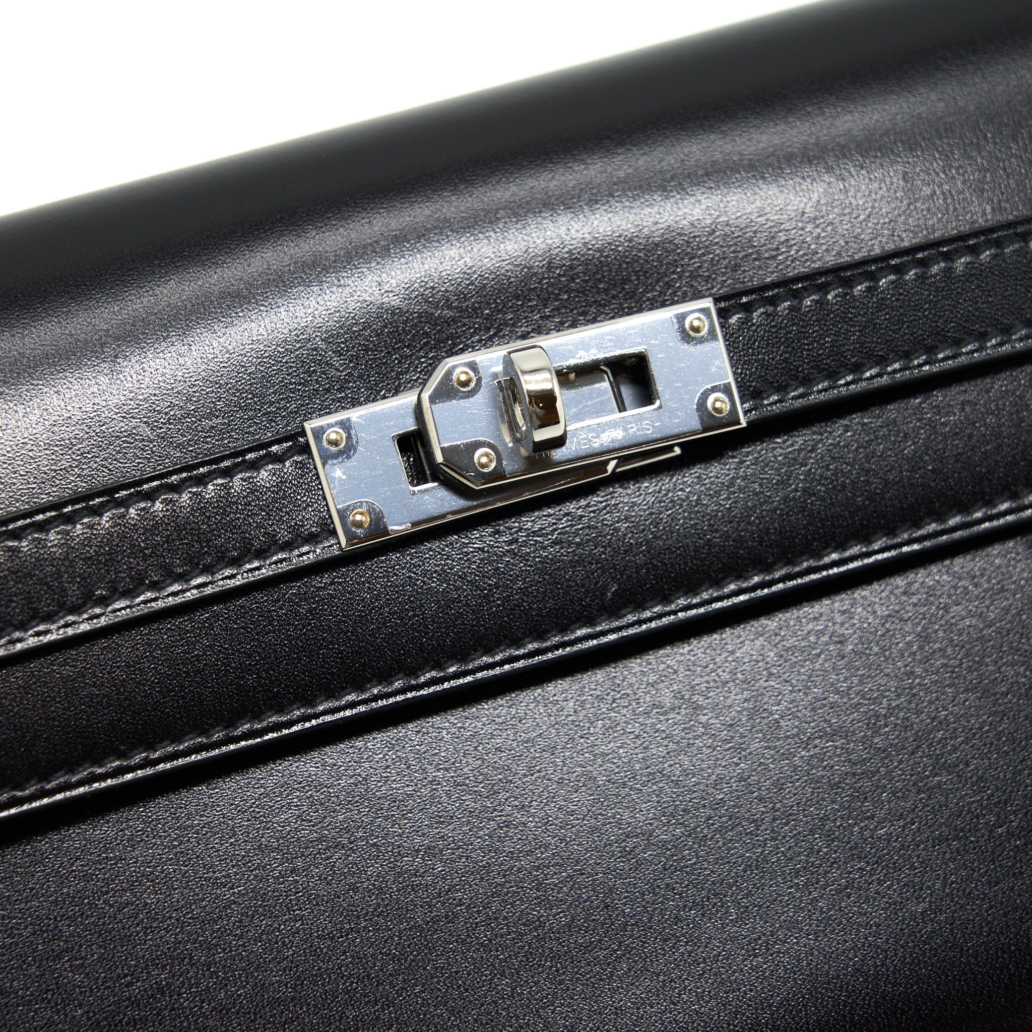 HERMES KELLY CLASSIC LONG WALLET BOX BLACK SHW