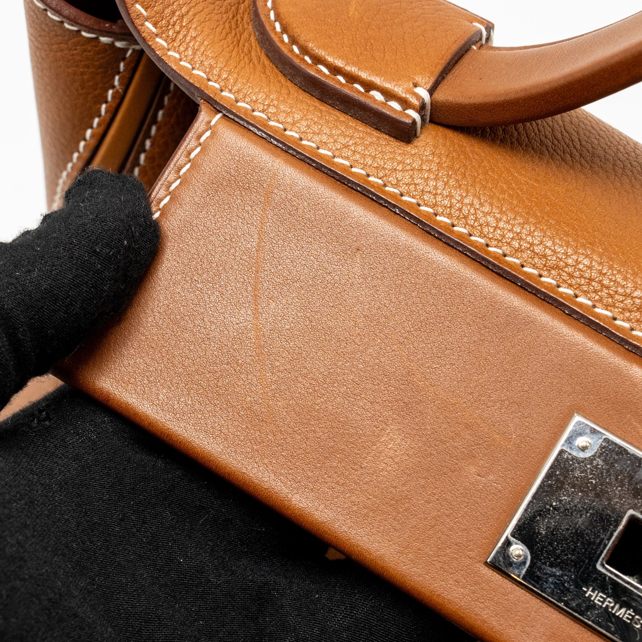 HERMES 24/24 2424 - 29 BAG BARENIA FAUBOURG FAUVE SHW