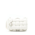 BOTTEGA VENETA PADDED CASSETTE BAG WHITE