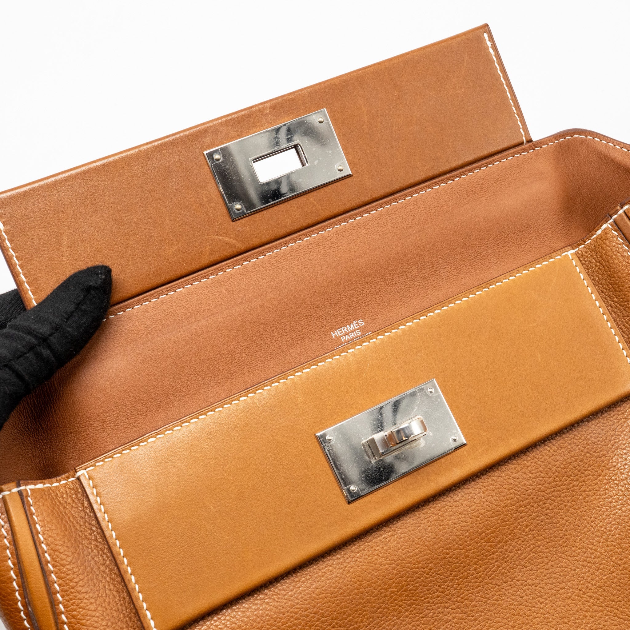 HERMES 24/24 2424 - 29 BAG BARENIA FAUBOURG FAUVE SHW