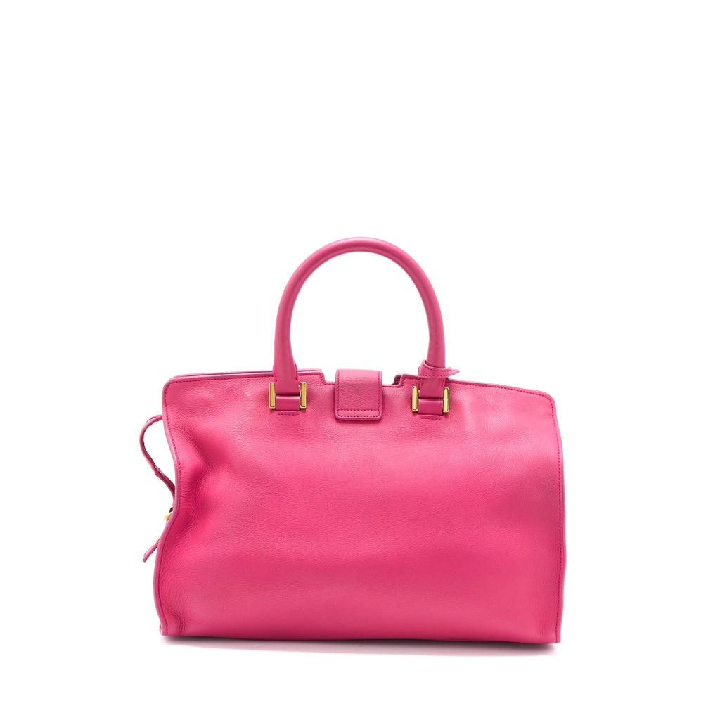 SAINT LAURENT CABAS TOTE BAG PINK GHW
