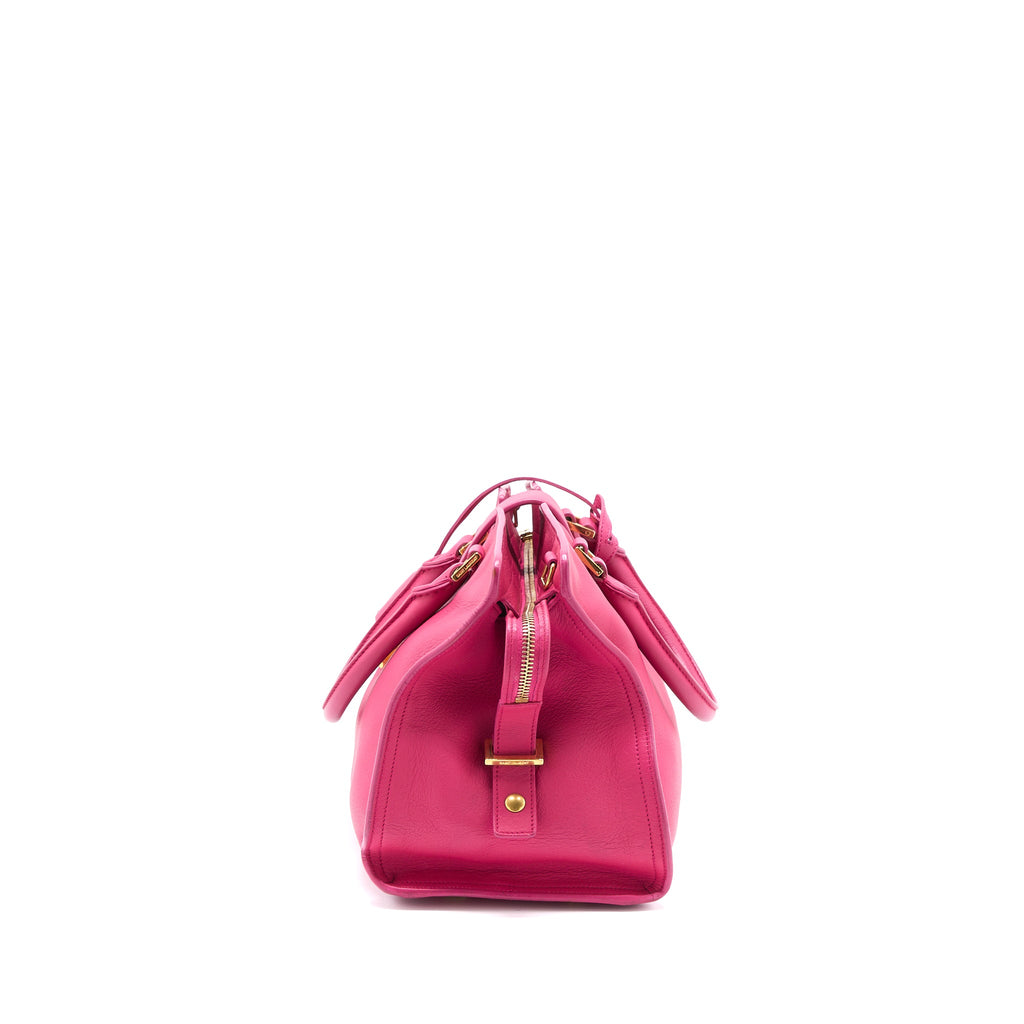 SAINT LAURENT CABAS TOTE BAG PINK GHW
