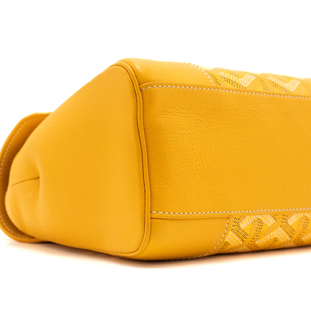 GOYARD MINI SAIGON CANVAS YELLOW SHW