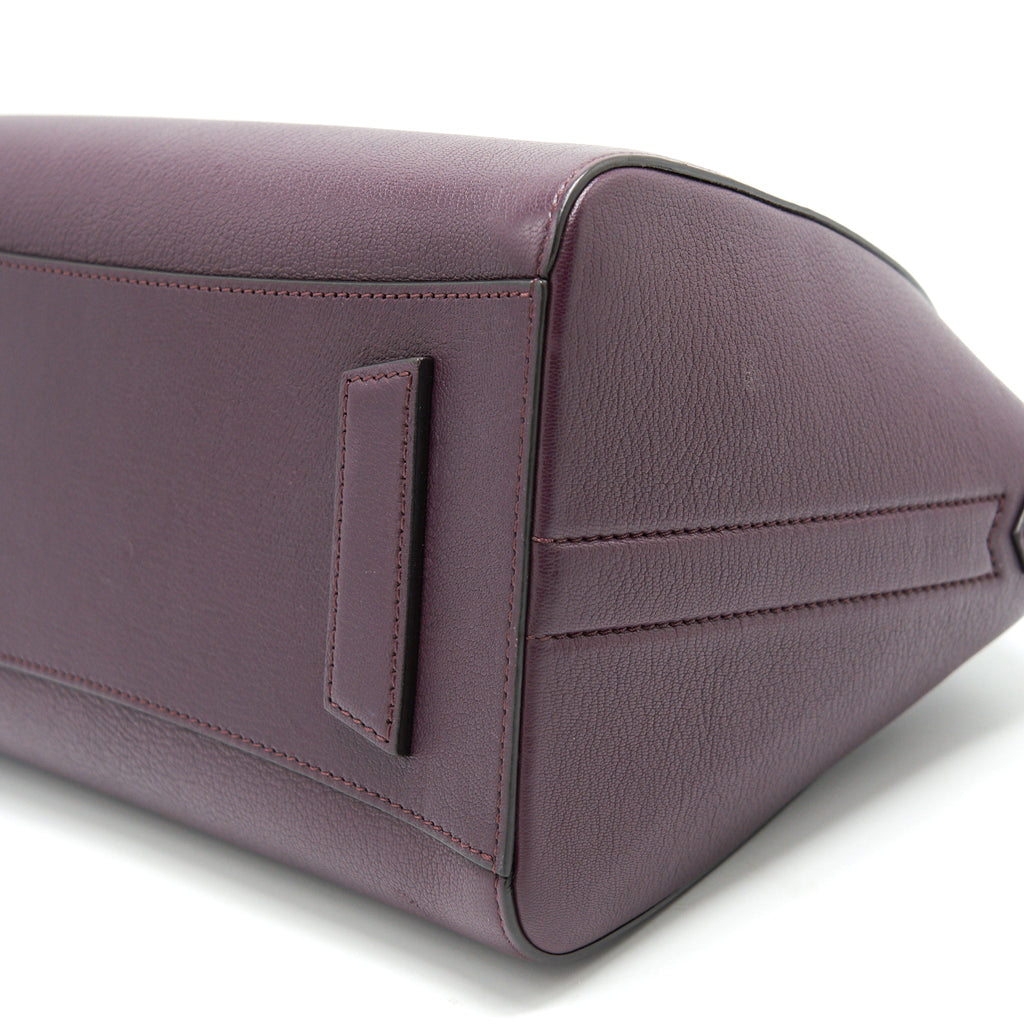 GIVENCHY SMALL ANTIGONA BAG BURGUNDY MULTI COLOUR