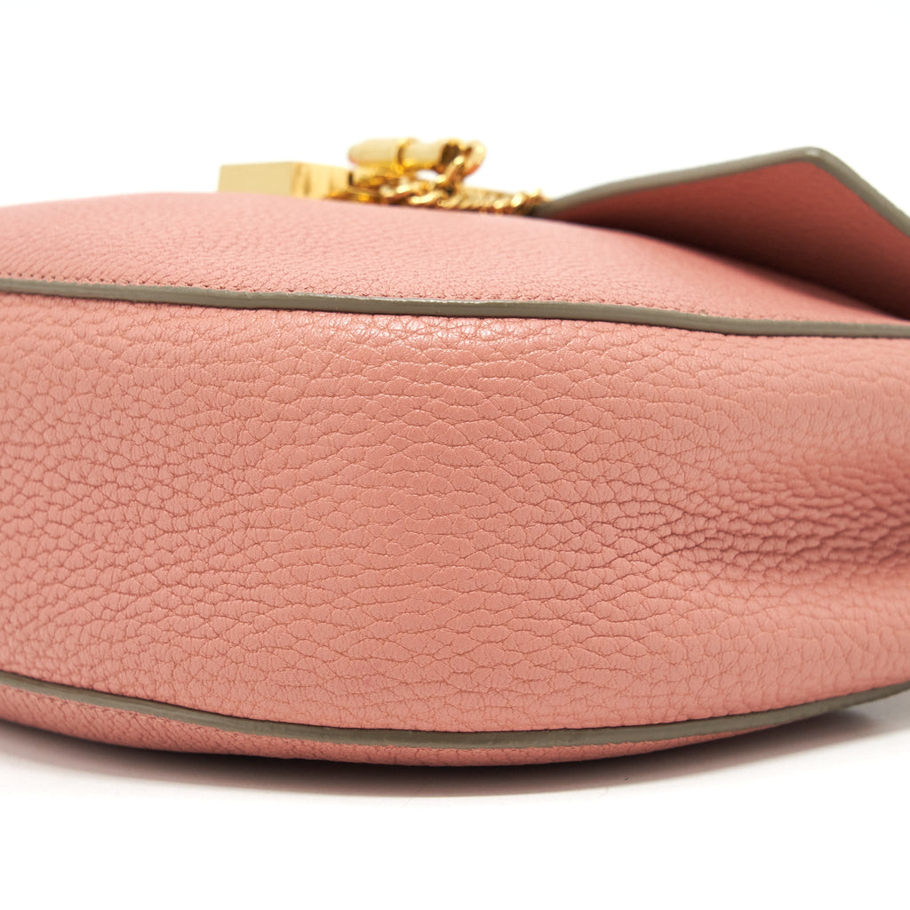 CHLOE DREW BAG PINK GHW