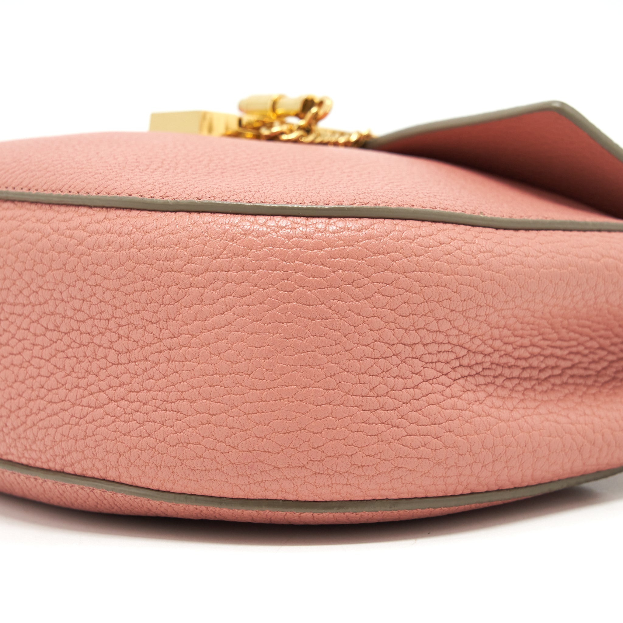 CHLOE DREW BAG PINK GHW