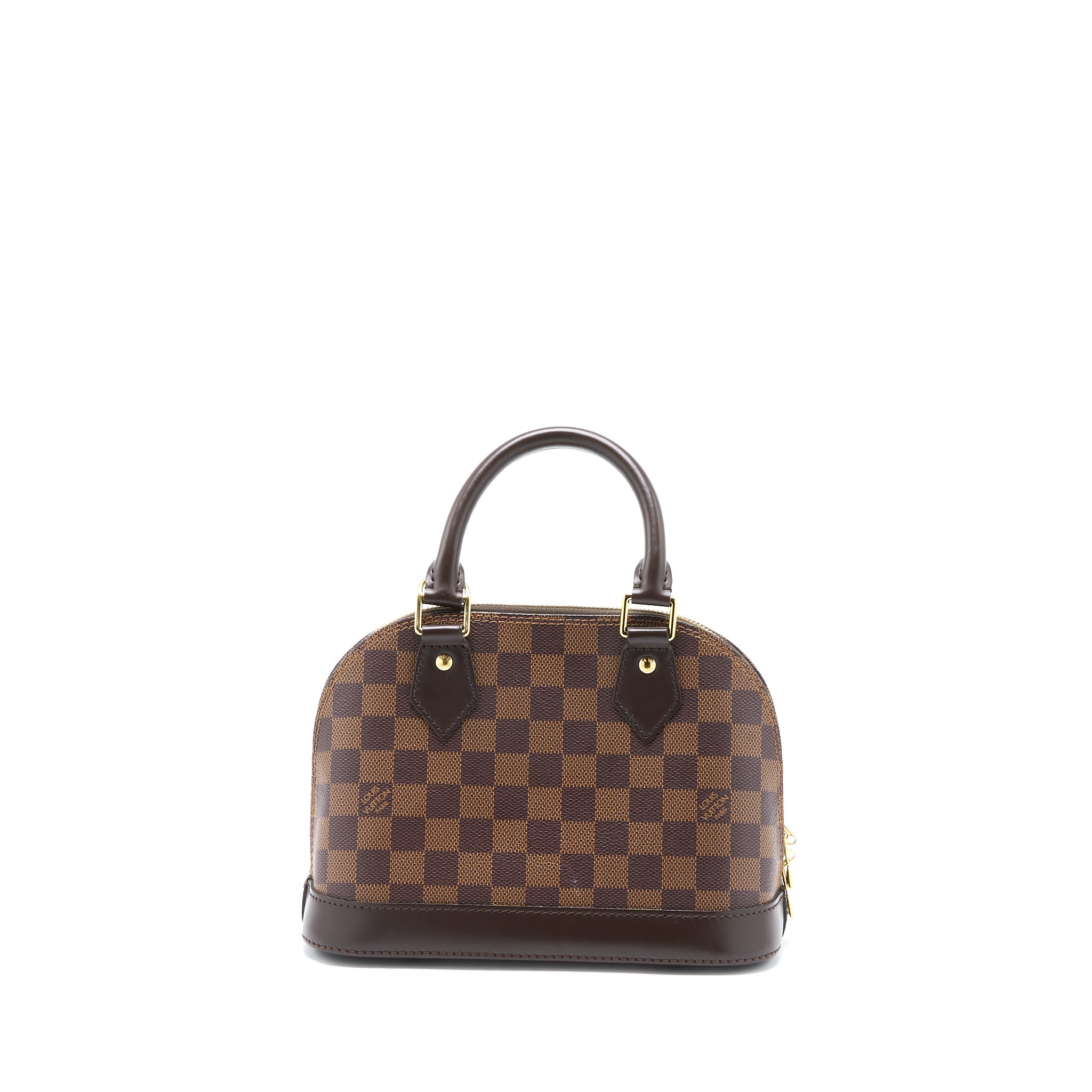 LOUIS VUITTON ALMA BB DAMIER EBENE CANVAS GHW