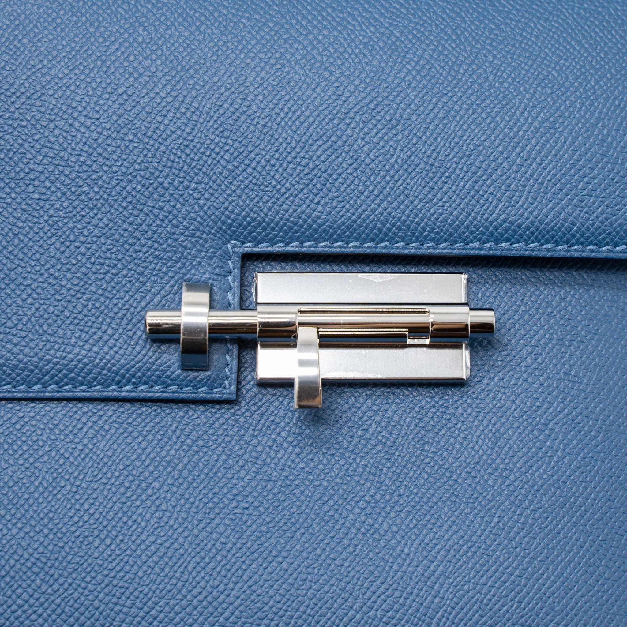 HERMES SAC VERROU 21 EPSOM/SANGLE DEEP BLUE MULTICOLOUR STRAP SHW