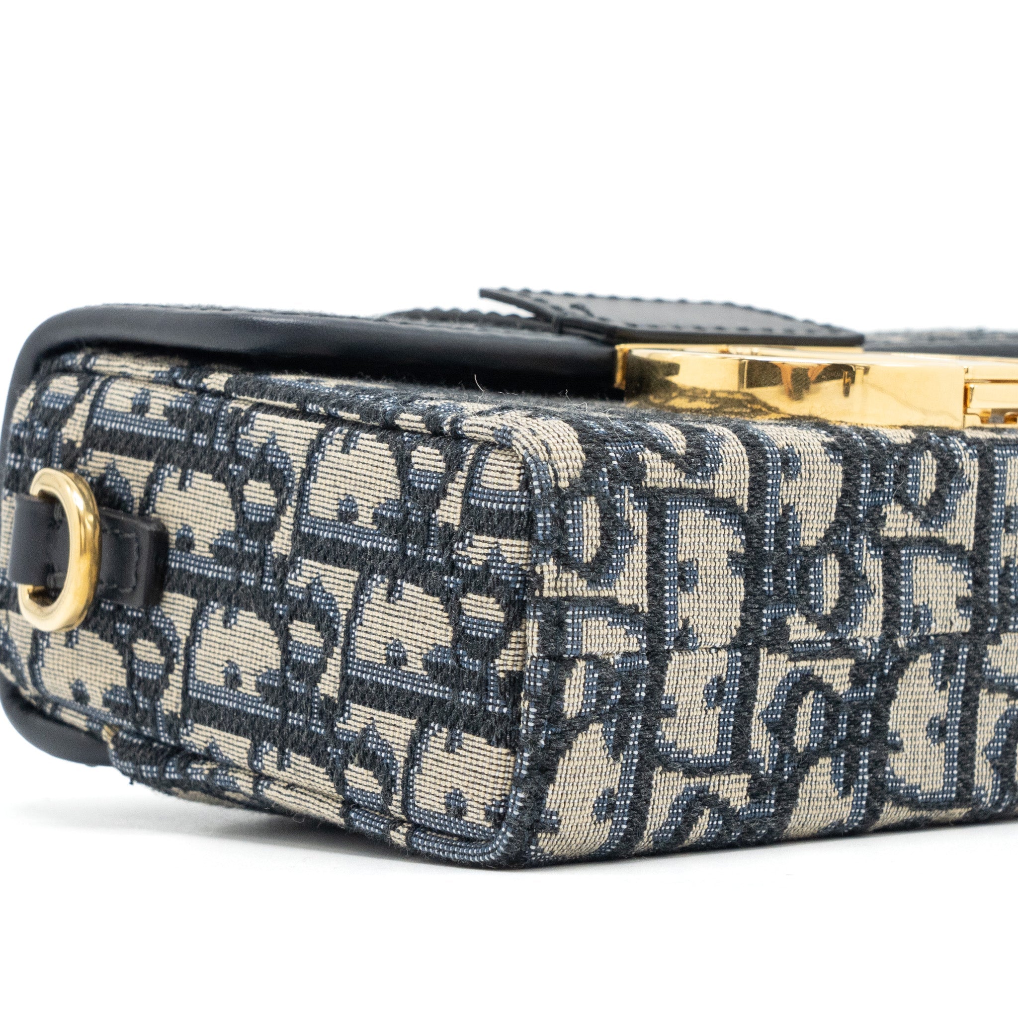 DIOR 30 MONTAIGNE BOX BLUE OBLIQUE JACQUARD GHW