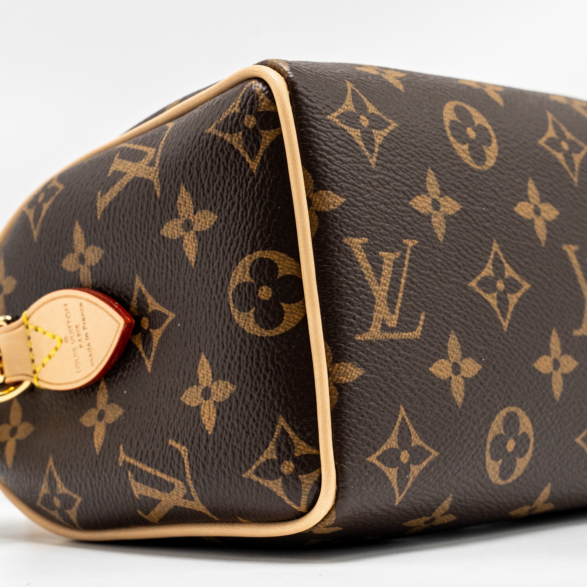 LOUIS VUITTON SPEEDY BANDOULIERE 20 MONOGRAM CANVAS BLACK STRAP GHW