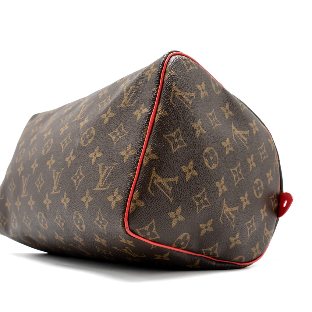LOUIS VUITTON SPEEDY 30 LIMITED EDITION MONOGRAM CANVAS GHW